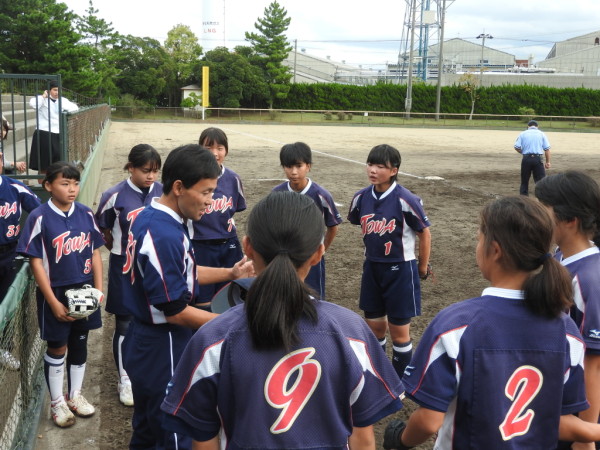 第31回石川県中学校秋季新人大会　準々決勝の模様（東和 対 金石 戦）３